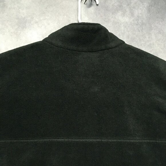 Columbia Mens 1/4 Zip Pullover Sweater Shirt size XL Black Long Sleeve Fuzzy - Picture 8 of 16